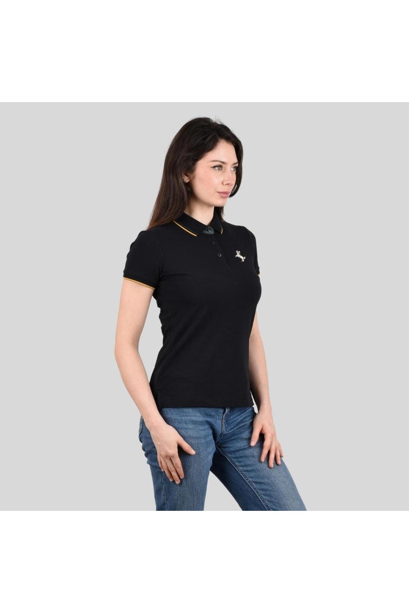 GIORDANO Black Polo Shirt for Women - Image 2
